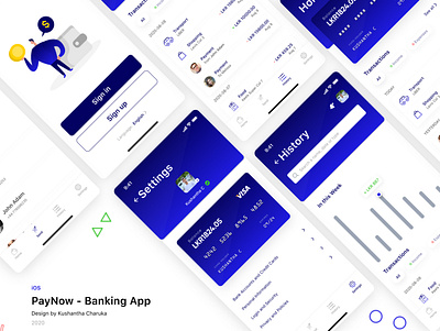 PayNow - Mobile Banking App app bank app banking app banking app ui figma illustration mobile bank mobile banking money app ui uidesign uiux ux