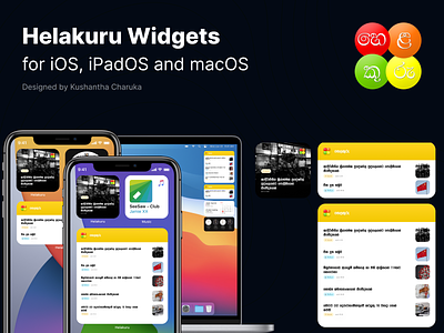 iOS 14 Widgets for Helakuru App apple widgets figma helakuru ios 14 ios 14 widgets ios widgets widget designs widgets