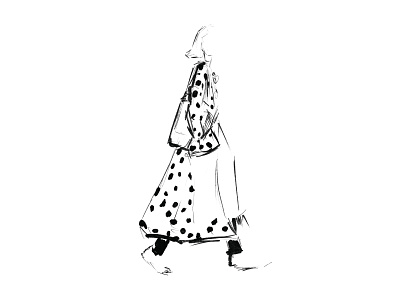 Line fashion illustration