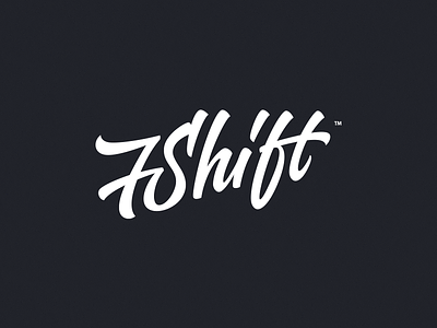 7Shift custom design hand-writing handdrawing id identity lettering logo theme typography web wordpress