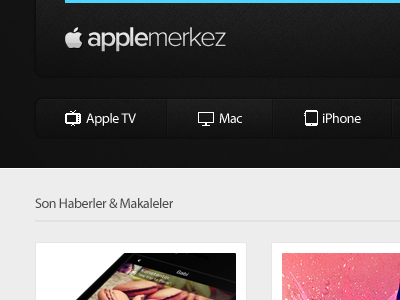 Apple Merkez apple blog header iphone mac nav post theme wordpress