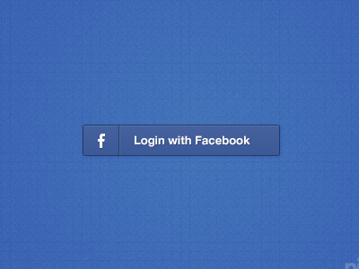 Facebook Login Button button facebook icon login social ui
