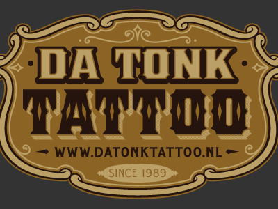 Da Tonk Tattoo logo design