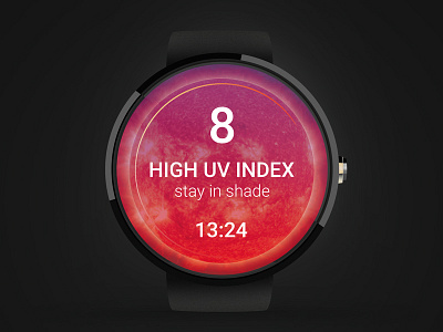 UV WEAR android android wear app iwatch material uv