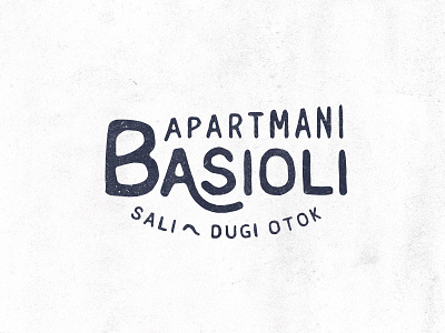 Apartment logo design hand drawn logo type typography