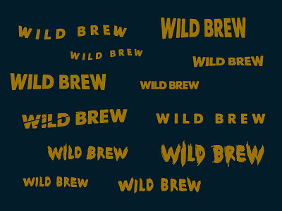 Wild Brew identity beer brand brand design branding brew design graphic illustration logo logo design logodesign mark typo typography