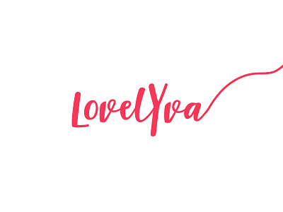 LovelyYva branding design graphic icon illustration illustrator layout logo typography vector