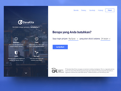 Lending Platform Landing Page