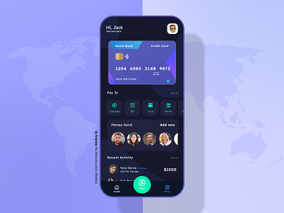 Money Transfer App UI/UX Design