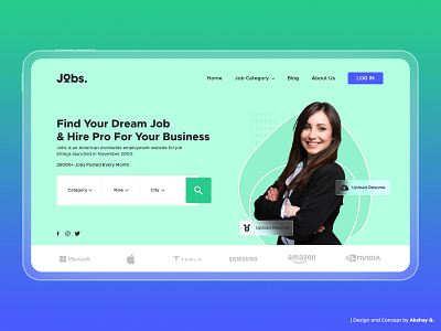 Employment Website Design (Jobs) adobe xd figma graphic design illustration new concept prototype uiux design website website design website uiux