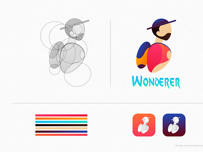 Wonderer Logo Design artlogo branding carrycatcher design graphic design illustration logo logodesign minimal logo photoshop