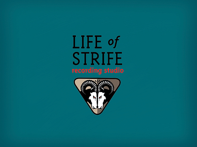 Life of Strife logo branding logo logo design typography vector
