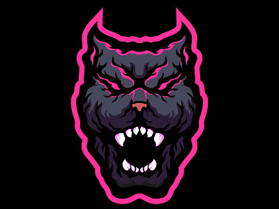 pitbull mascot logo
