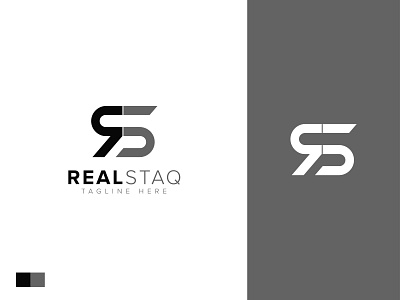 Real Staq branding company design icon illustration logo vector