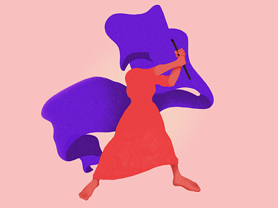 Freedom after effects animated gif animation character design equal rights female feminine feminism flag freedom full power gender right international loop poster spring strong woman women day women right