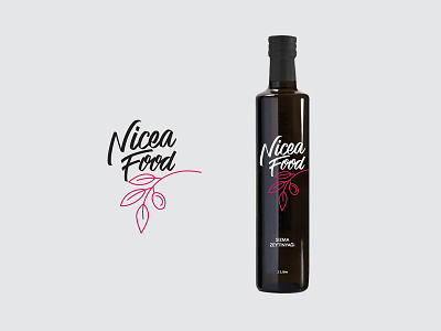 Nicea Food - Olive Oil graphic design olive oil package design