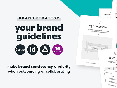 Brand Guidelines canva template