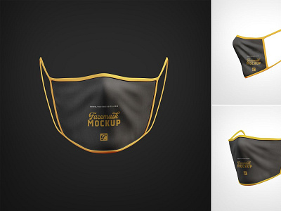 Anti Pollution Face Mask Mockups branding branding design facemask mockup facemask mockup health