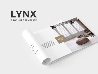 Lynx Publisher Brochure Template branding branding design brochure design brochure layout brochure mockup brochure template