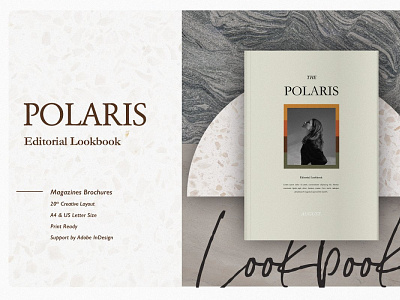 Polaris Editorial Lookbook branding branding design brochure design brochure layout brochure template lookbook brochure templates