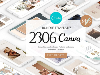 CANVA Bundle Social Media Pack branding branding design canva design canva template canva templates