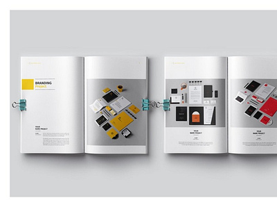 PSD Portfolio Template branding branding design brochure design brochure layout brochure mockup brochure template