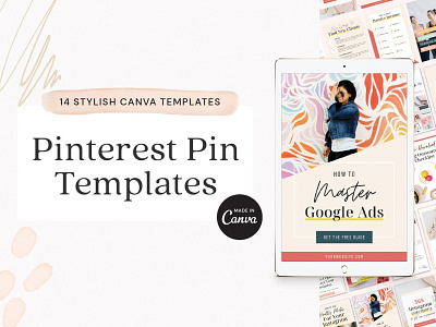 Pinterest Pin Template for Canva