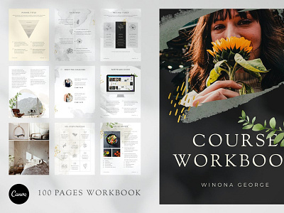 Canva Course Workbook canva design canva template canva templates canvas print