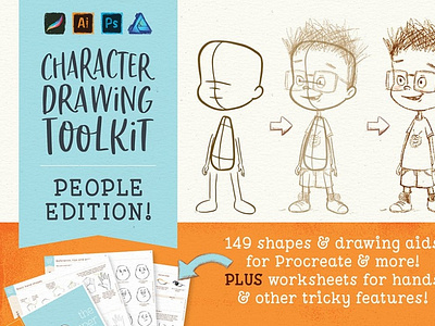 Procreate People Drawing Toolkit