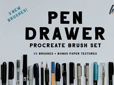 Pen Drawer Procreate Brush Set