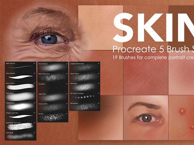 Skin Painting Procreate Brushes