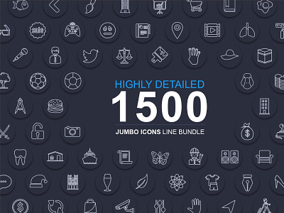 Jumbo Line Icons Pack