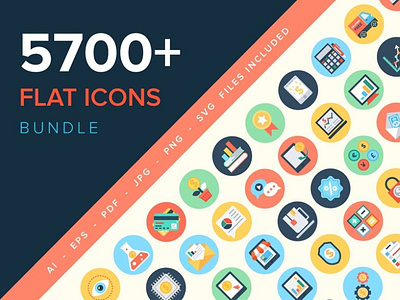 5700  Flat Icons Bundle