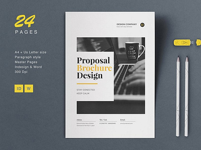 Proposal Brochure brand design brand identity branding branding design brochure brochure design brochure layout brochure mockup brochure template