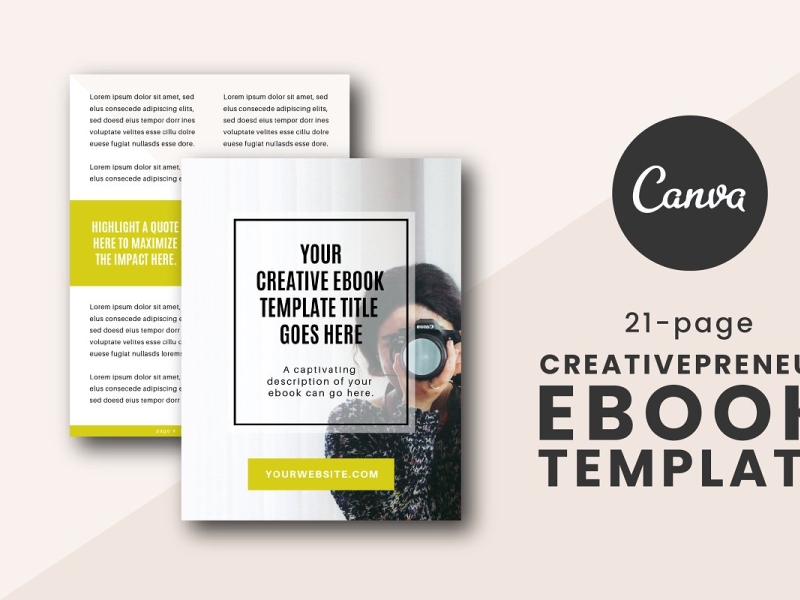 Creativepreneur eBook Canva Template by Andalia on Dribbble