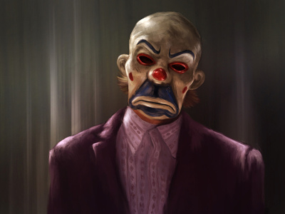 Joker (The Dark Knight) illustration portrait procreate
