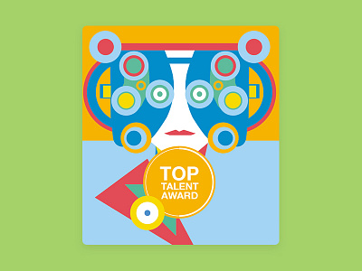 Top talent award illustration #2