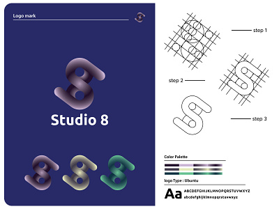 Golden ratio S letter logo