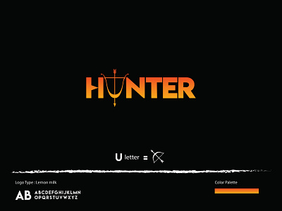 HUNTER typography