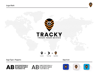 Tracking logo . Track logo . Device logo