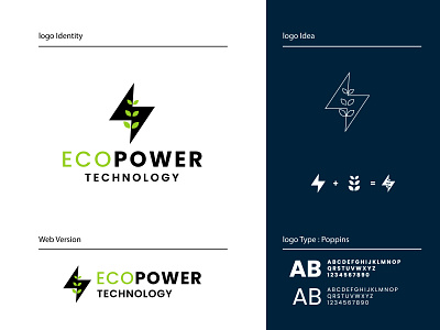 Technology logo . power logo . Nature logo
