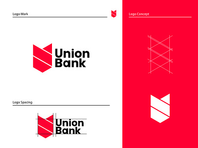 Union bank logo . Bank logo . abstract logo