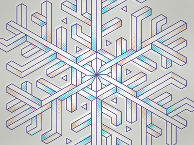 Isometric Snowflake 2