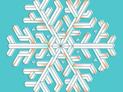 Isometric Snowflake 3