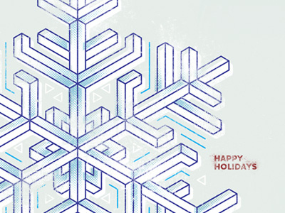 Snowflake (not sure what number) halftone holidays isometric snow snowflake texture winter