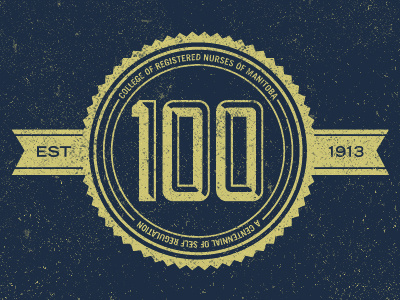 Centennial Crest 100 badge centennial crest