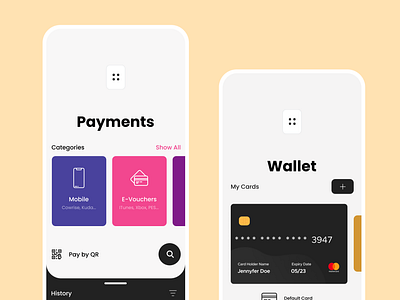 multi-payment management aesthetics ui ui design uiux ux