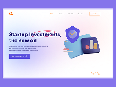 Hero page aesthetics design illustration product design ui uidesign uiux