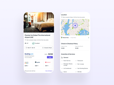 Hotel Booking MarketPlace App app design booking experience hotel booking hotel details hotel marketplace travel app