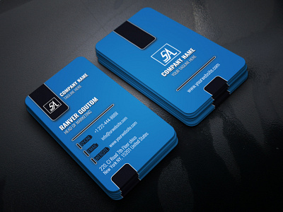 CORPORATE BUSINESS CARD DESIGN TEMPLATE